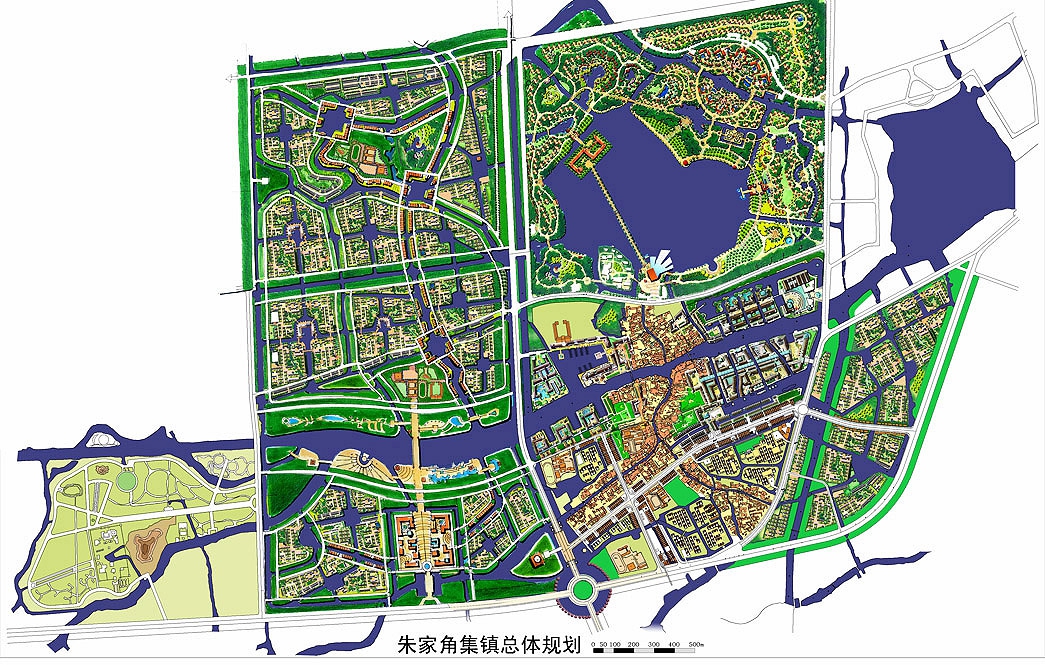 Shanghai Zhu Jia Jiao Town Planning
